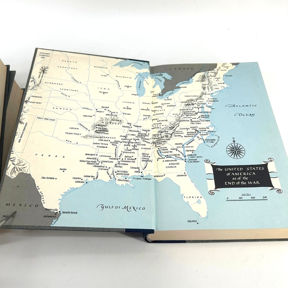 Bruce Catton Centennial History of the Civil War 3 Book Set Doubleday 1961-1965 - Picture 6 of 8